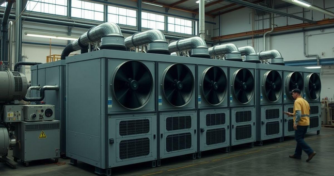 Climatizadores evaporativos industriais como solução eficiente para ambientes de trabalho confortáveis